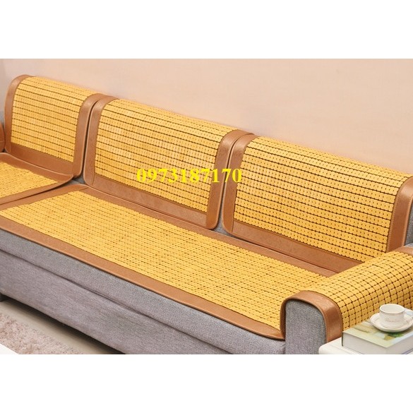 Chiếu trúc trải ghế sofa hạt đẹp có viền hàng đẹp