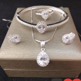 Bộ trang sức bạc ý cao cấp