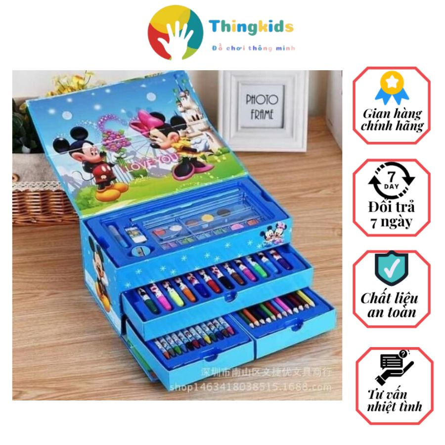 Bộ bút màu 150 món 54 64 46 chi tiết cho bé - Thingkids