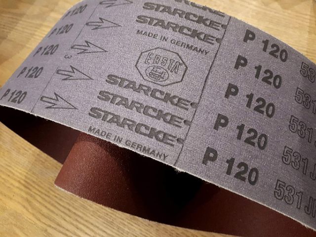 Vòng nhám dây đai Starcke - Đức chuyên dụng mài thép, thép hợp kim kích thước 915 x 100mm - độ nhám từ 60 - 1000