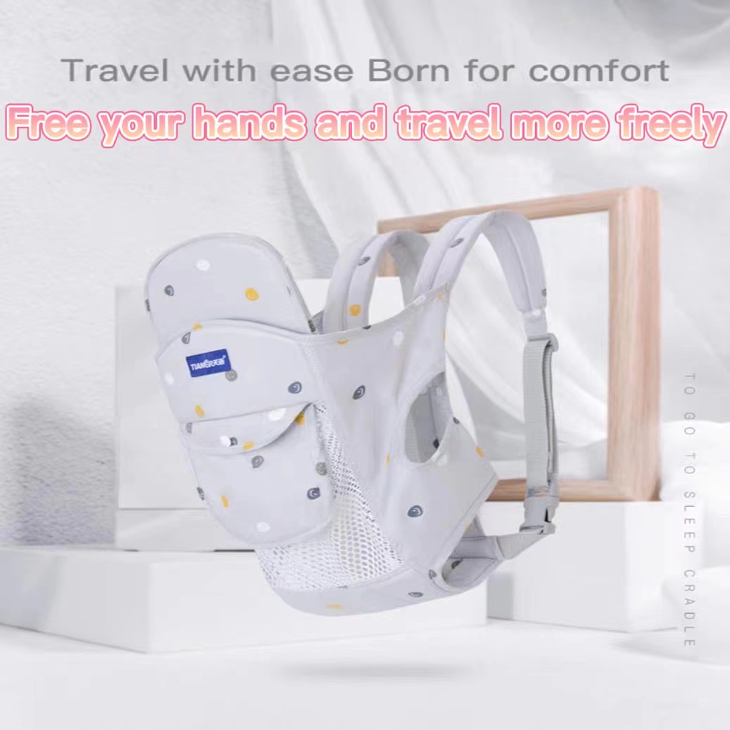 Đai Địu Em Bé Đa Năng Thoáng Khí Thoải Mái