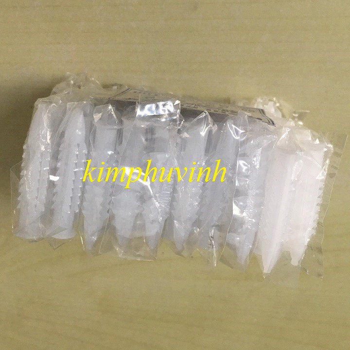 100 Tắc kê nhựa 3.5cm - Dùng cho vít 5x30mm