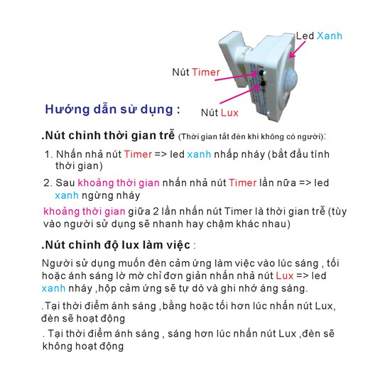 Công tắc cảm ứng chuyển động hồng ngoại TPE SL02