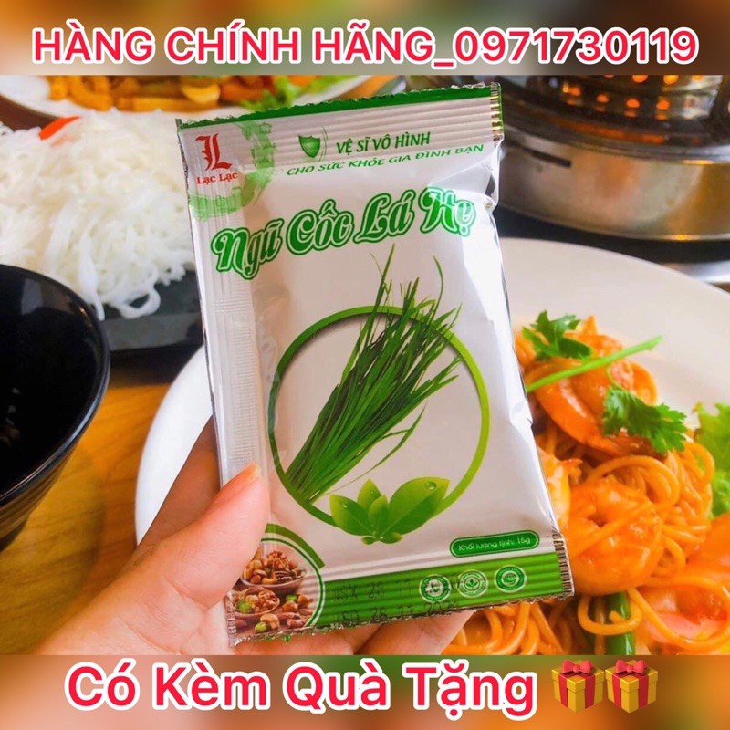 10 Gói Ngũ cốc Lá Hẹ Dùng Thử ( Điều trị Táo Bón Cho Trẻ, Mẹ Bầu)