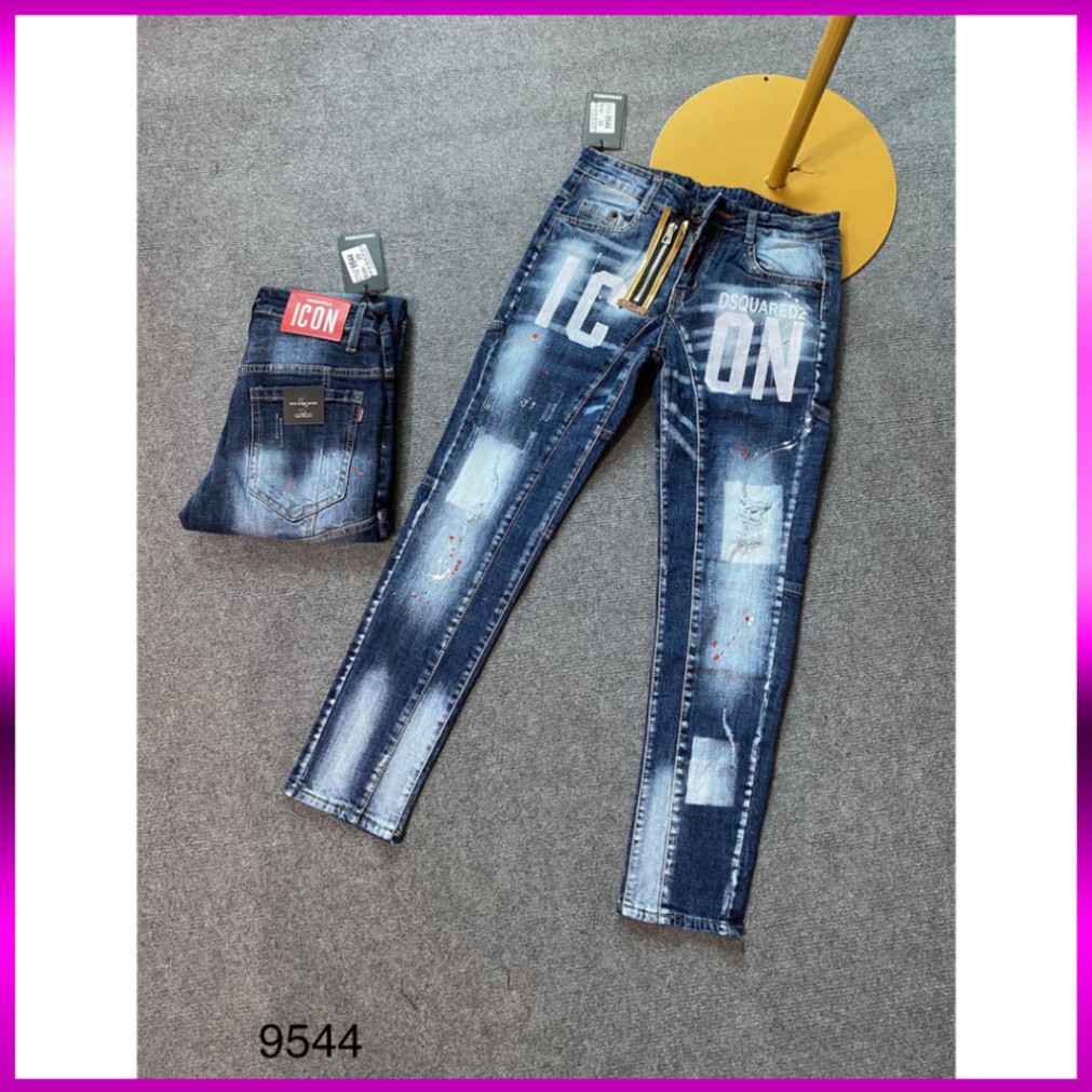 Quần Bò Nam ⚡ Quần Jean Dài DSQ Màu Đen Nhiều Mẫu Siêu Đẹp | BigBuy360 - bigbuy360.vn