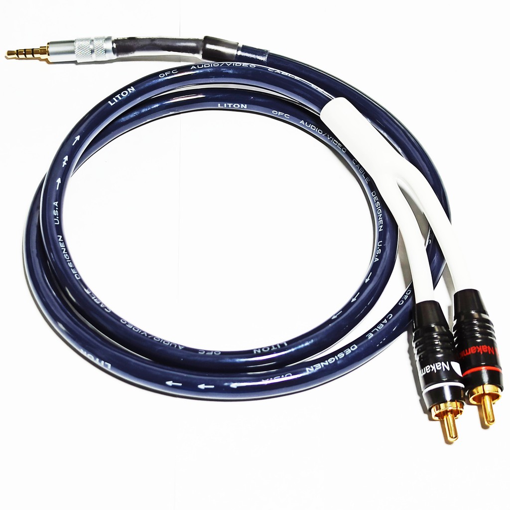 Dây Livestream thu âm từ điện thoại, laptop ra amply, mixer dây liton chống nhiễu