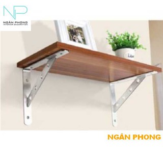 CẶP GIÁ ĐỠ ĐỂ ĐỒ INOX 201- DÙNG LÀM KỆ TIỆN LỢI