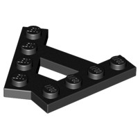 Gạch Lego tấm dạng chữ A (làm thân, sườn) / Lego Part 15706: Wedge, Plate A-Shape with 2 Rows of 4 Studs