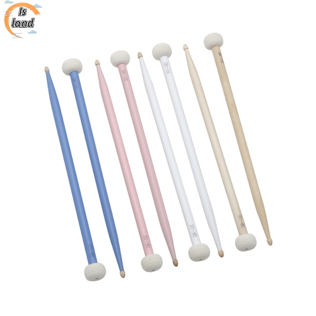 1 Cặp Dùi Trống Đầu Bằng Vải Nỉ Nhiều Màu Sắc Dùng Luyện Tập