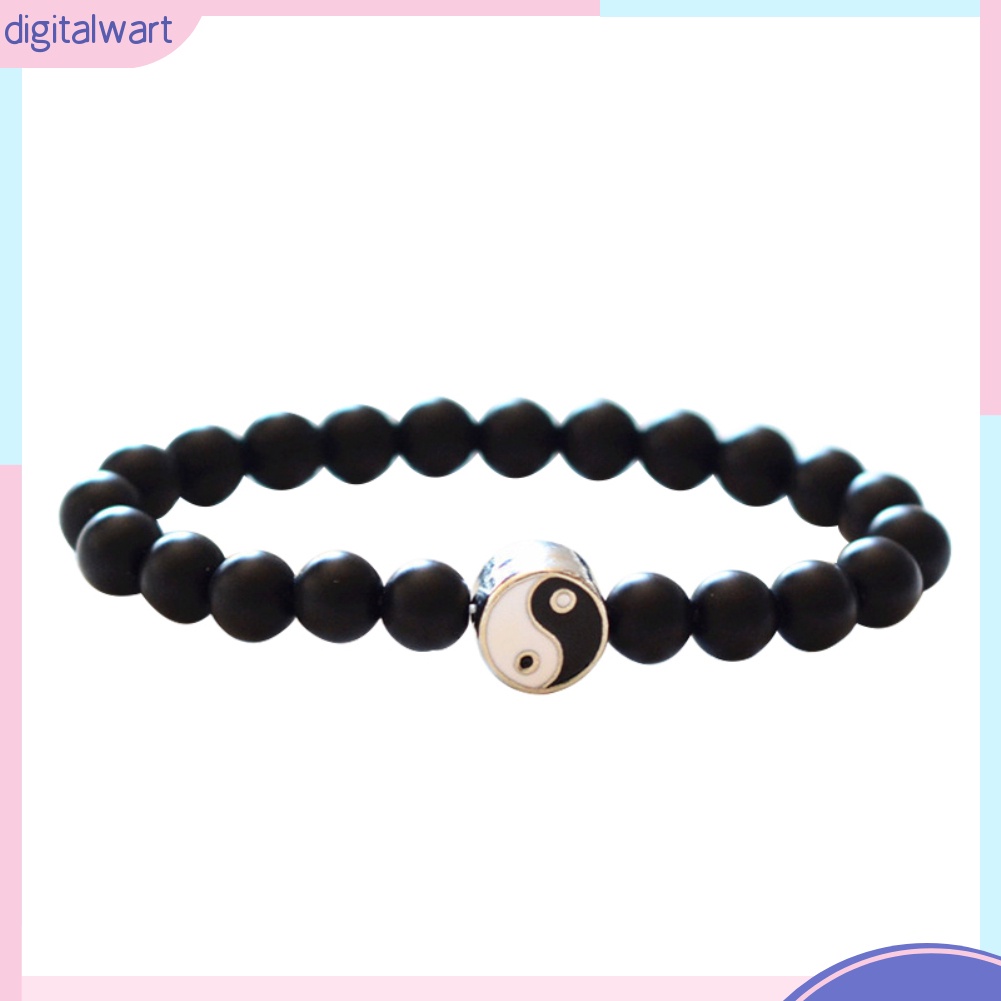 Vòng tay chuỗi hạt phong cách âm dương cho nam và nữ