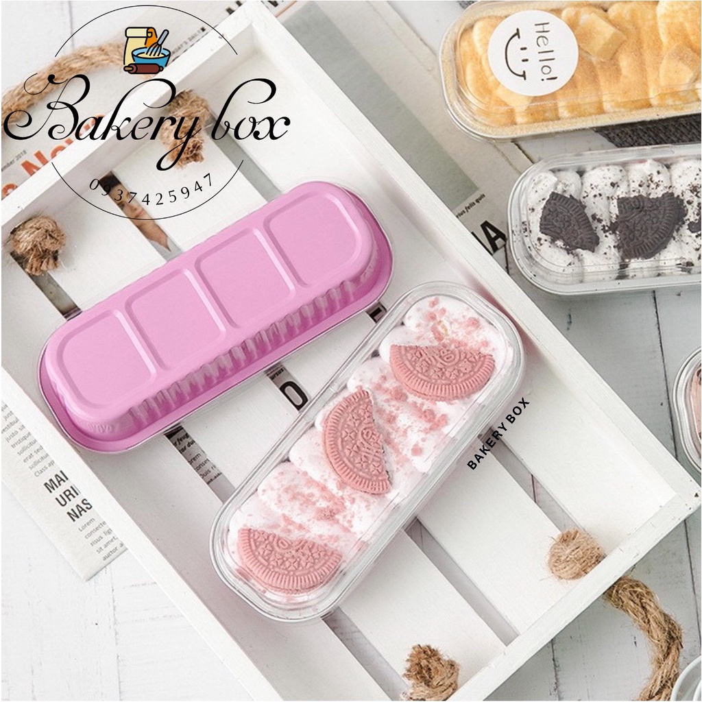 Set 100 | Hộp Thiếc Chữ Nhật Nhiều Màu Có Nắp Đựng Bánh Chịu Nhiệt