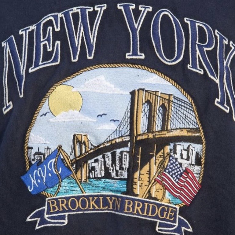Áo nỉ NEW YORK BROOKLYN hoodie có mũ trùm đầu