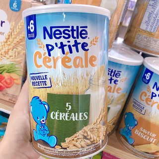 Bột lắc pha sữa Nestle Pháp cho bé từ 6 tháng