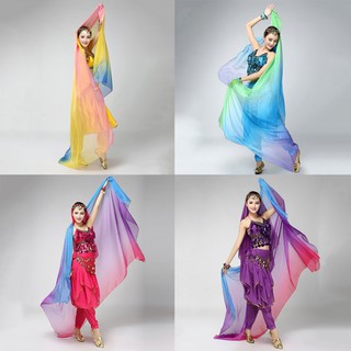 Khăn choàng múa bụng màu gradient