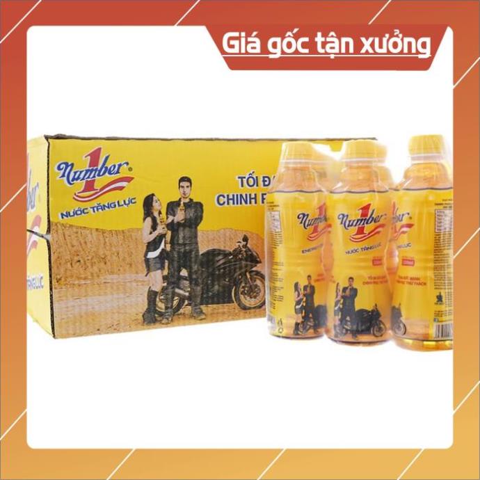 [ICLN9 giảm 5K cho đơn hàng 50k]  Thùng 24 chai Nước Tăng Lực Number One chai 330ml