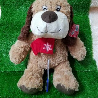 Gấu bông con chó xù Noel to 46cm