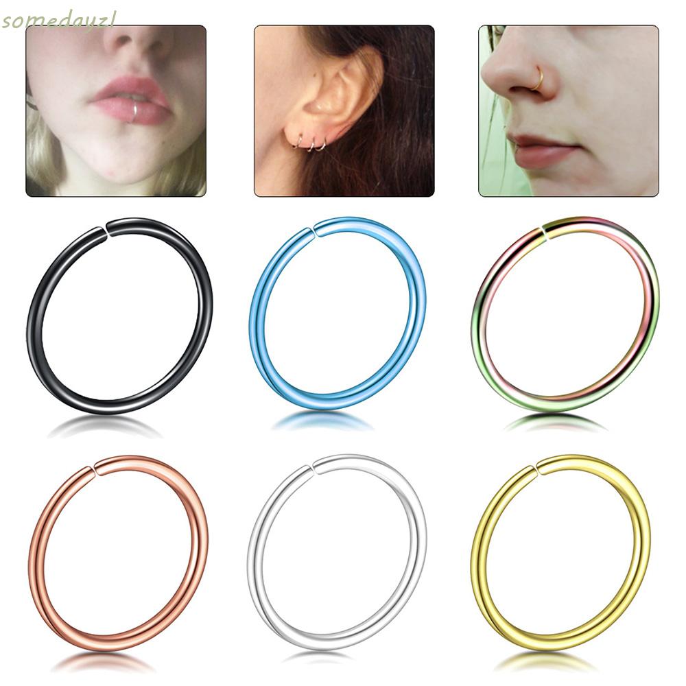 Khuyên Mũi Hình Chữ U Bằng Thép Không Gỉ Cá Tính