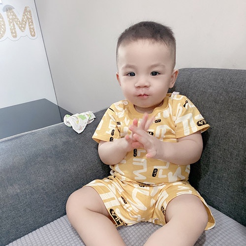 Đồ bộ bé trai chất cotton siêu mát 0 - 4 tuổi | Bộ đồ cotton cho bé 7-15kg giá tốt