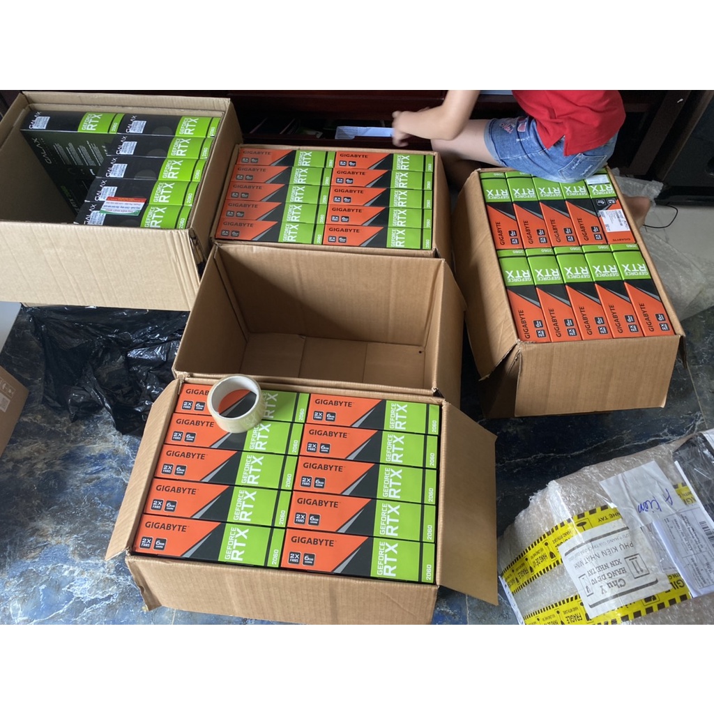 Card màn hình VGA galax - Gigabyte RTX 2060 6GB mới chính hãng BH 36 tháng