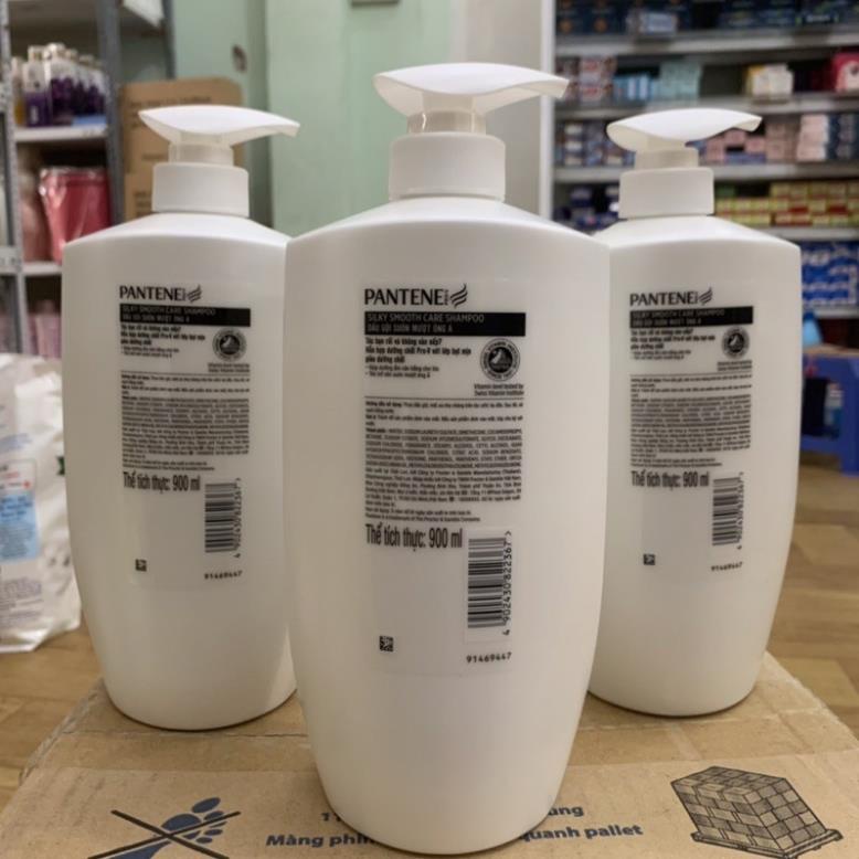 Dầu gội Pantene Suôn Mượt Óng Ả 900ml