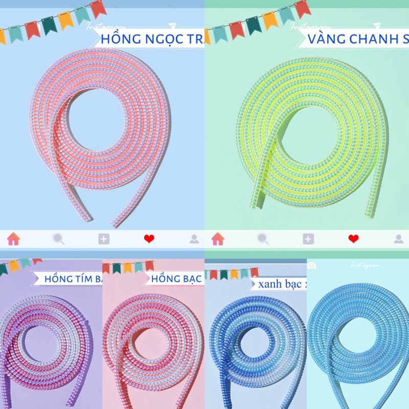 Combo 30 dây quấn bảo vệ dây sạc
