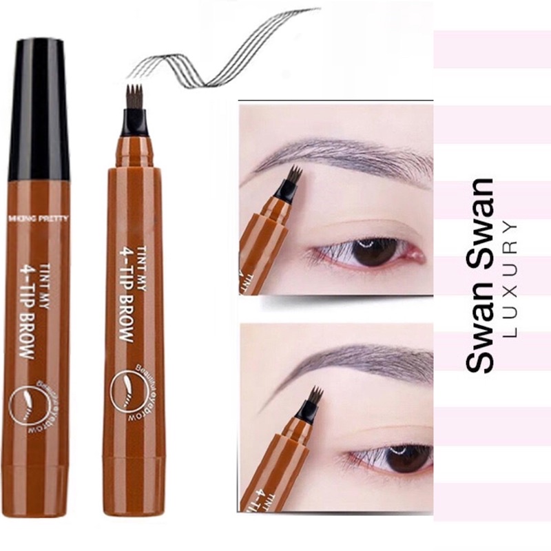 Bút Kẻ Xăm Mày Tự Nhiên Phẩy Sợi