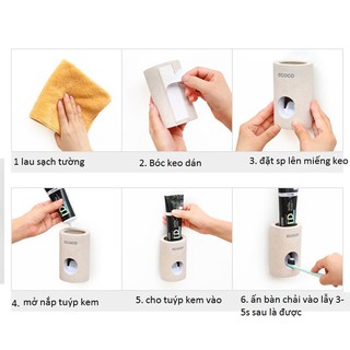 Dụng cụ lấy kem đánh răng tự động Ecoco E1703 Cao cấp