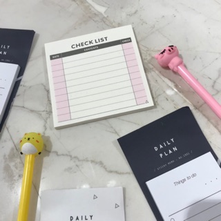 CHECKLIST - WEEKLYPLAN DÙNG GHI CHÚ