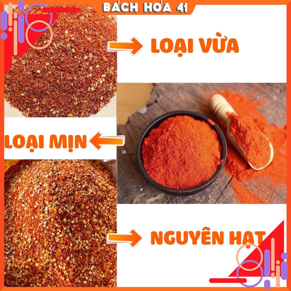 1kg ỚT BỘT HUẾ LOẠI VỪA/ NGUYÊN HẠT/ NGHIỀN MỊN nguyên chất nhà làm - Đặc sản Huế