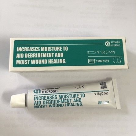 Gel làm lành vết thương, bỏng ACTIVHEAL HYDROGEL tube 15g- Nhập khẩu Anh chính hãng