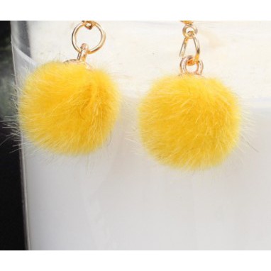 Hạt bông lông chuột kích thước 16mm làm handmade