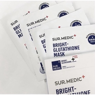 [HỘP] Mặt Nạ Dưỡng Trắng Da Sur Medic Bright Glutathione Mask 10 Miếng