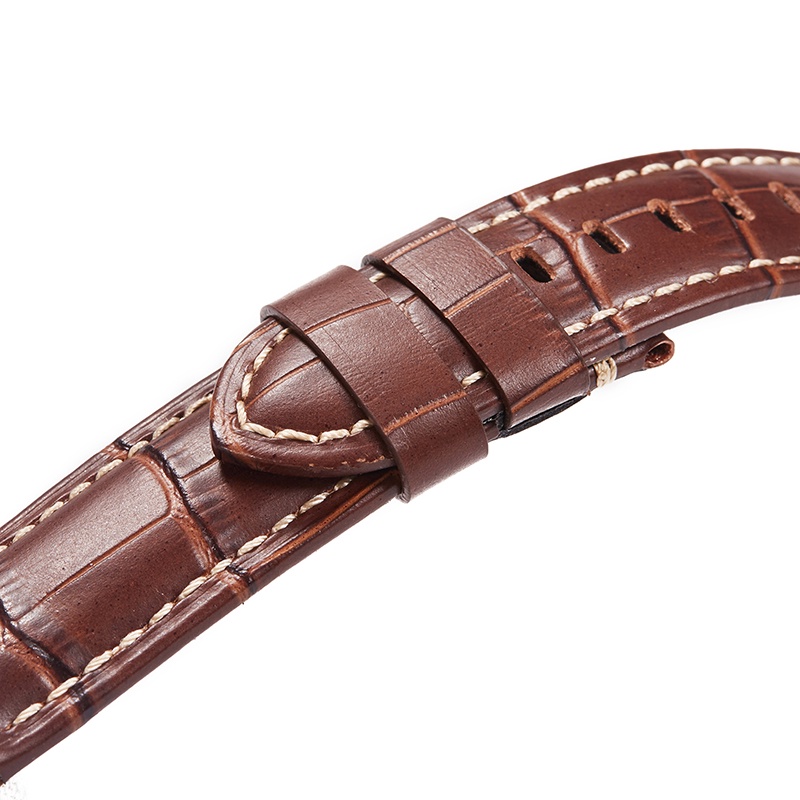 Dây Đeo Đồng Hồ Bằng Da 20mm 22mm 24mm 26mm Cho Nam Nữ