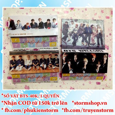 Sổ BTS chỉ với giá 40k