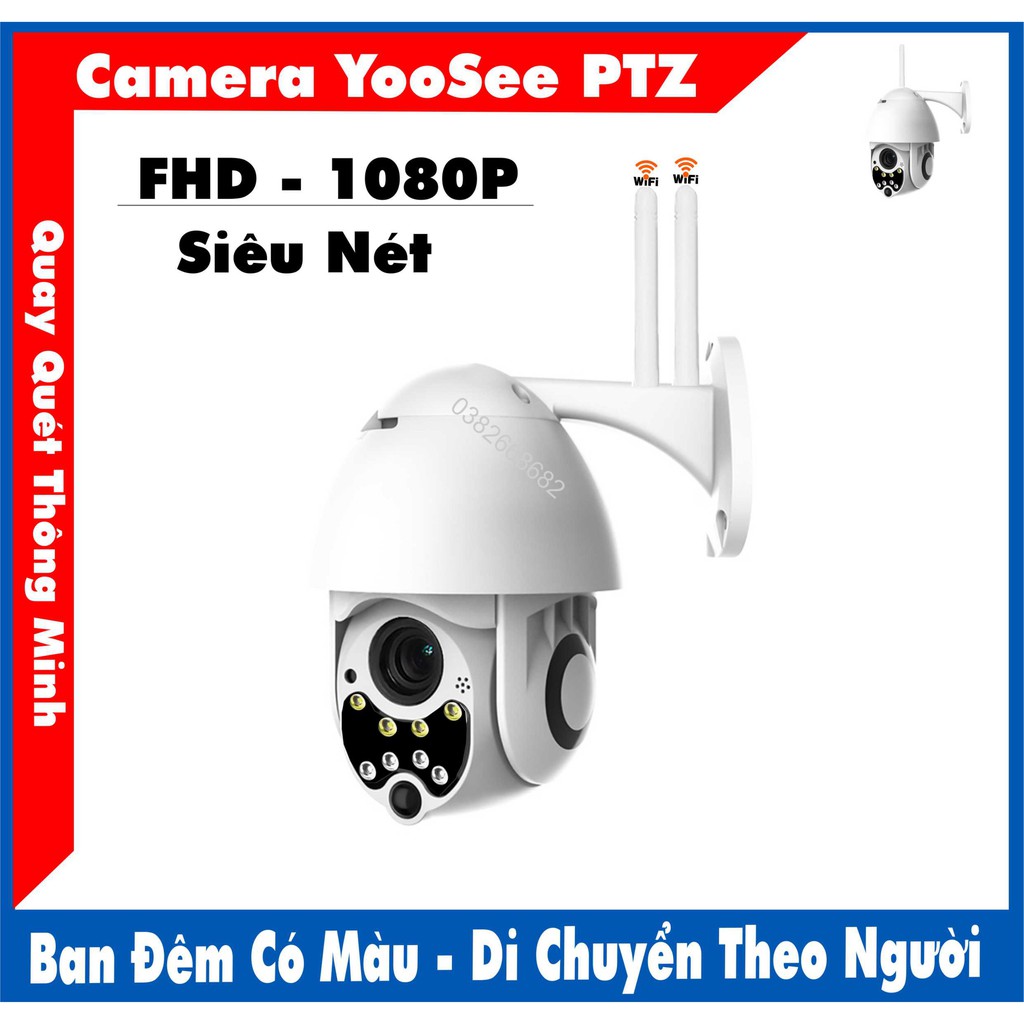 Camera IP YooSee Xoay 360 độ PTZ - Full HD 1080P | BigBuy360 - bigbuy360.vn