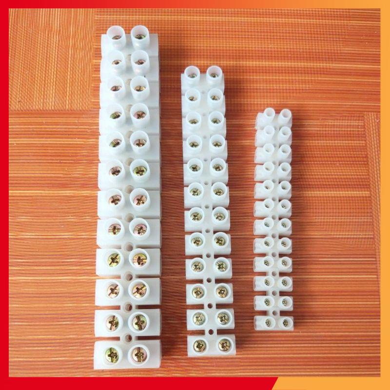 Cầu nối dây điện nhựa trắng loại 10A, 30A, 60A