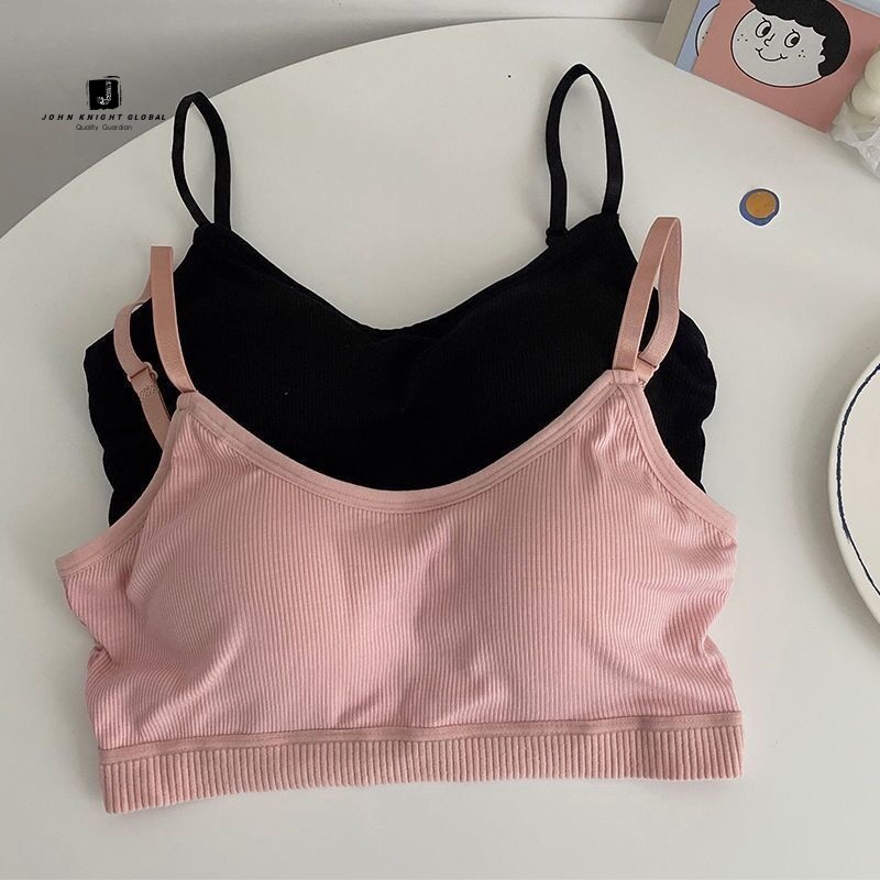 Áo lót vải cotton không gọng mát xa phong cách Hàn Quốc