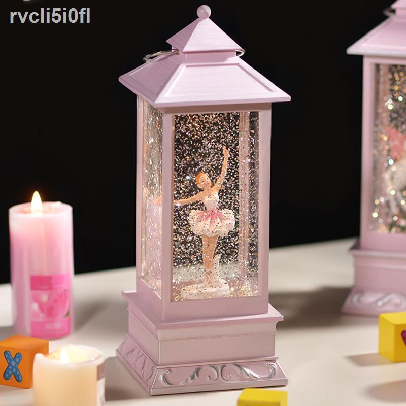 ✙✤◆Trang trí đèn lồng gió hộp âm nhạc cô gái quà tặng sinh nhật bạn sáng tạo pha lê