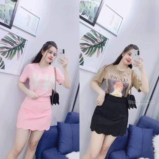 Chân váy răng cưa nữ tính