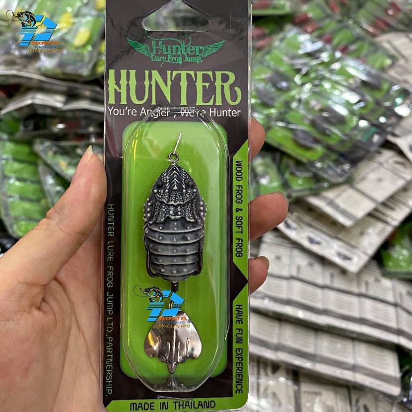 Mồi Câu Lure Thái Lan Hunter V4 Cực Nhạy Có 5 Màu