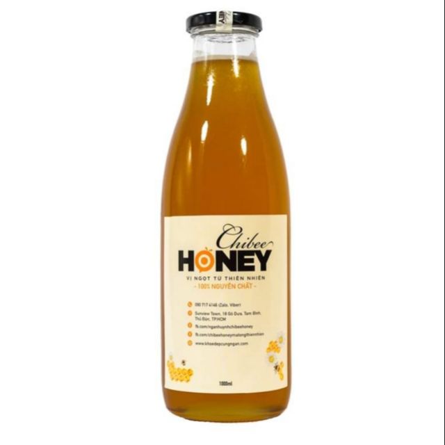 Mật ong cà phê Chibee Honey, chai 500ml