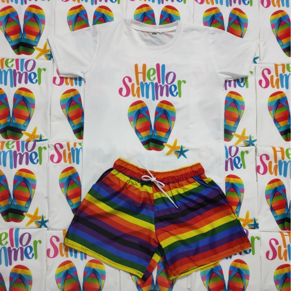 Đồ gia đình . Áo nhóm . Đồng phục đi biển .