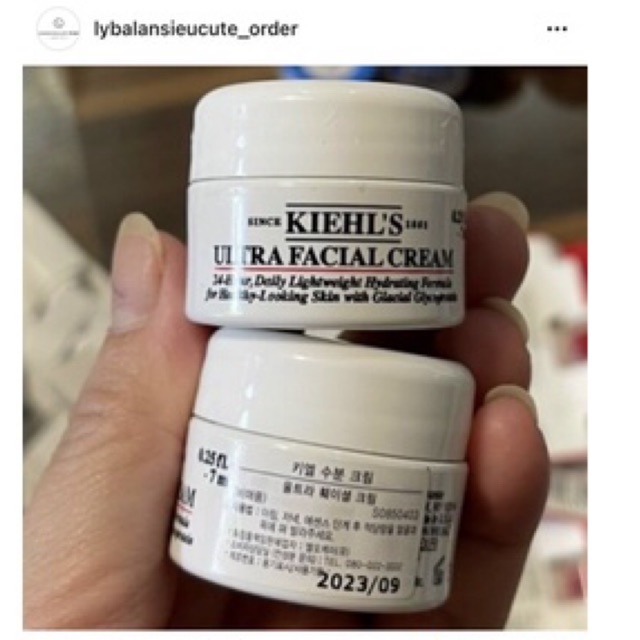 Ki.ehls ultra facial cream+2,2% shopee