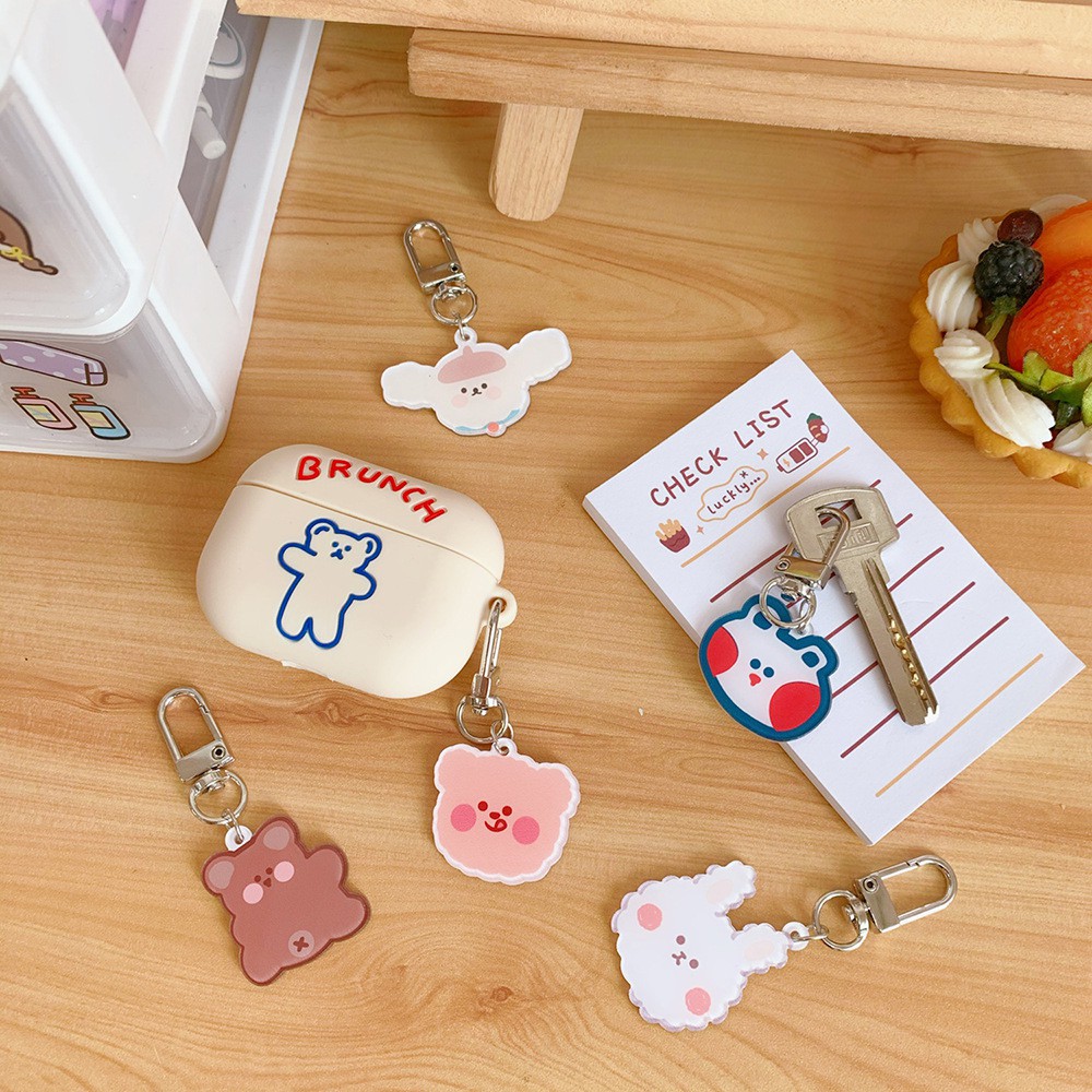 Móc khóa keychain hoạt hình chibi gấu dễ thương đáng yêu phong cách Nhật Bản