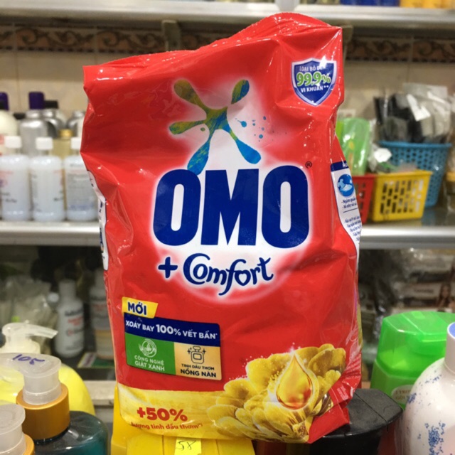 Bột giặt OMO Comfort tinh dầu thơm nồng nàn 350g