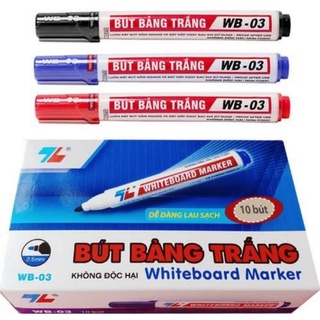 Bút lông viết bảng trắng wb 03 hộp 10 cây thiên long