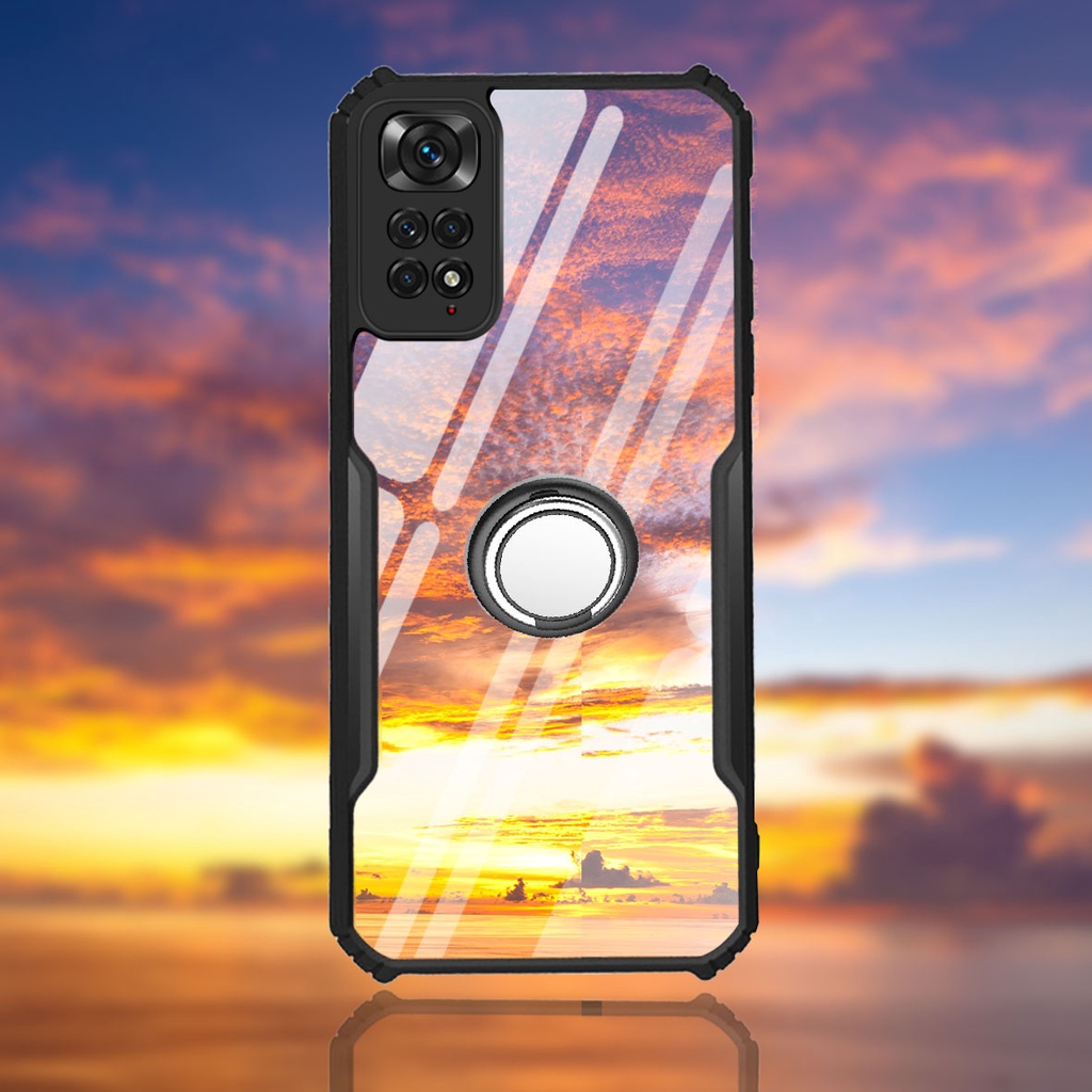 Ốp Điện Thoại Acrylic Trong Suốt Họa Tiết Rằn Ri Chống Rơi Cho Redmi Note 11/Note 11 Pro/Note 11 Pro/Redmi Note 11S 10s