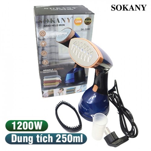 Bàn Là Hơi Nước KIỂU ĐỨNG Cầm Tay Du Lịch Sokany SK-GT-3065
