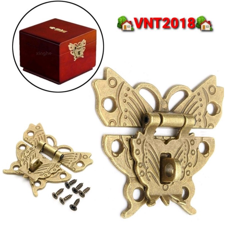 Bộ khóa hộp con bướm cổ điển
