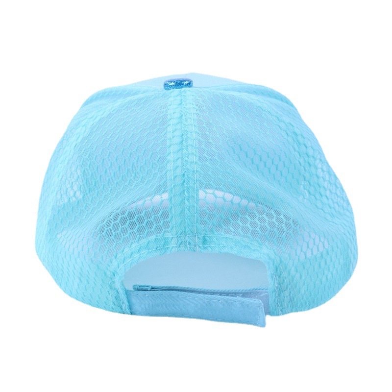 SUGE Công chúa băng giá Elsa Mũ cô gái đáng yêu Phim hoạt hình cho trẻ em Mũ bóng chày cho trẻ em Mũ chống nắng Hip Hop Mũ hoạt hình Sequins